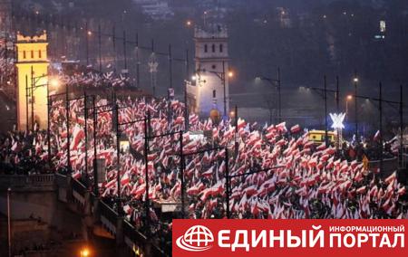 В Варшаве состоялся многотысячный марш
