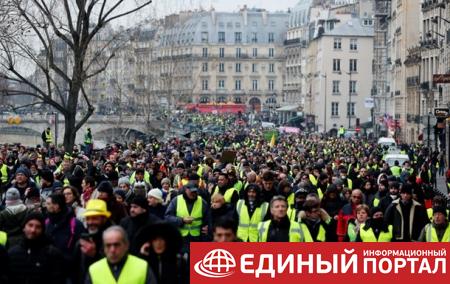 Во Франции задержали 345 участников протестов