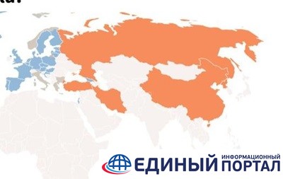 Агентство AFP опубликовало карту с Крымом в составе России