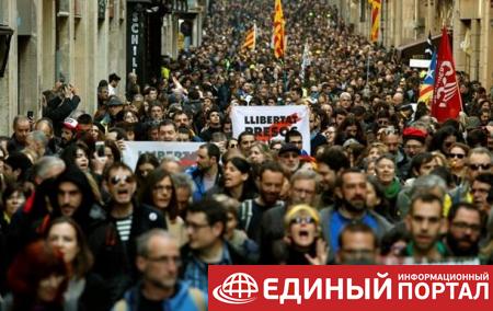 Протесты в Каталонии: 28 пострадавших