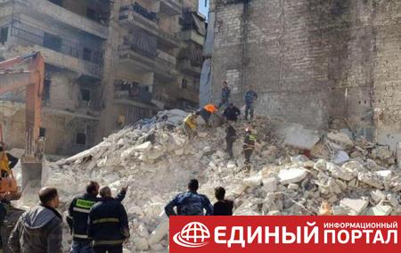 В Алеппо обрушился дом: 11 погибших