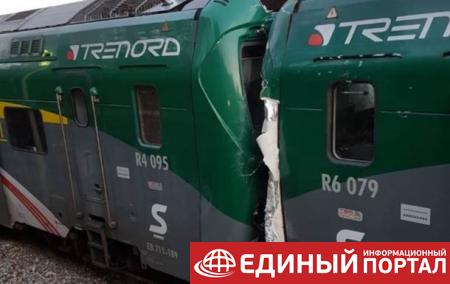 Два поезда столкнулись в Италии: есть пострадавшие