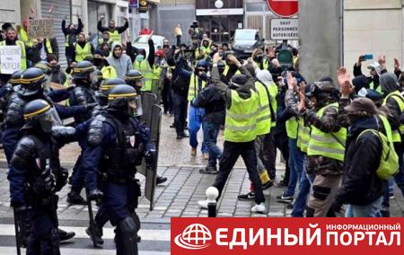 Протесты в Париже: число задержанных превысило 120