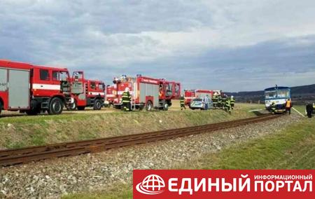 В Чехии столкнулись два поезда