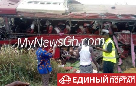 В Гане столкнулись два автобуса: более 70 погибших