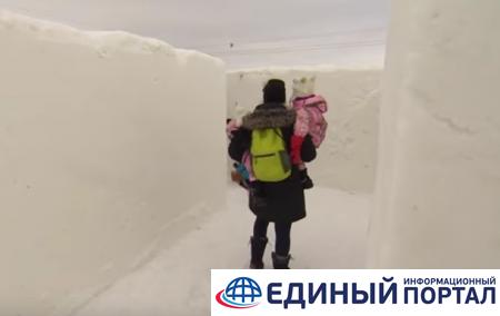 В Канаде создан крупнейший в мире снежный лабиринт
