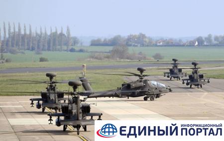 Британия отправила вертолеты Apache в Эстонию