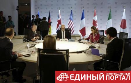 В G7 призвали Россию отпустить украинских моряков