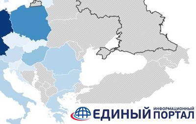 Сайт о выборах в ЕC показал Украину без Крыма