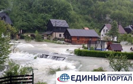 Наводнение затопило часть Боснии и Хорватии