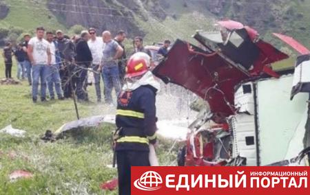 В Грузии разбился вертолет, есть жертвы