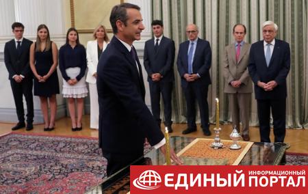 Новый премьер-министр Греции принес присягу