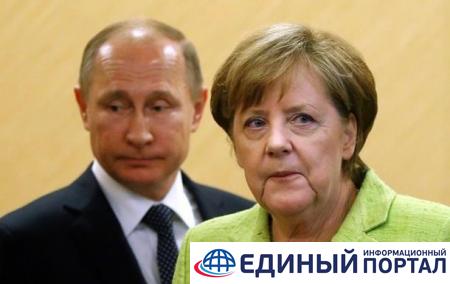 Меркель и Путин обсудили транзит газа Украиной
