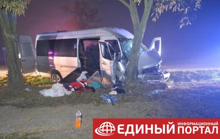 В Венгрии разбился микроавтобус с украинцами: 10 пострадавших
