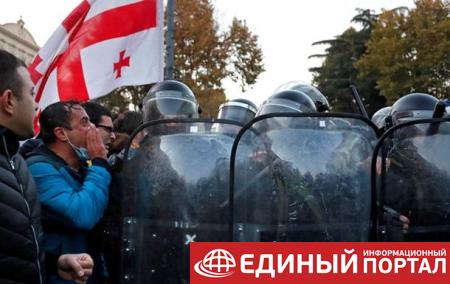 Протесты в Грузии: шесть человек ранены и около 40 задержаны