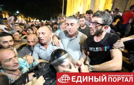 В Грузии после стычек с полицией есть пострадавшие
