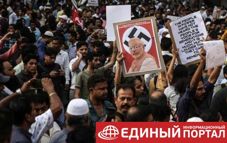 В Индии задержали тысячи протестующих против закона о гражданстве