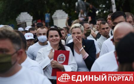 По всей Беларуси прошли митинги в поддержку соперницы Лукашенко