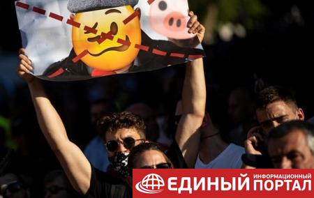 В Болгарии продолжаются протесты. Фоторепортаж