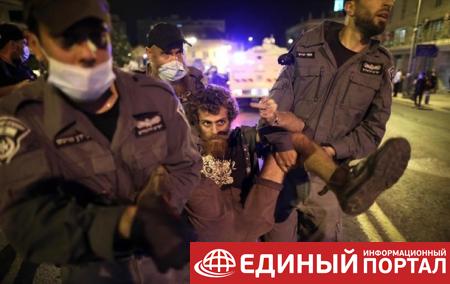 В Иерусалиме задержали 55 протестующих у резиденции Нетаньяху