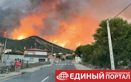 В Испании из-за пожаров эвакуированы сотни людей