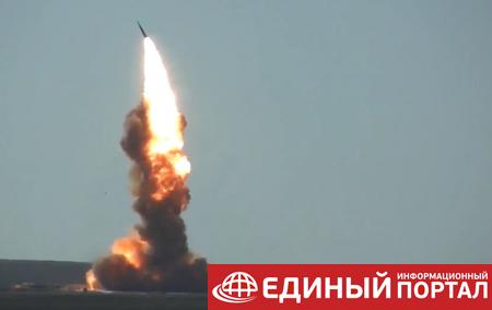 Россия провела испытание ракеты системы ПРО