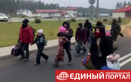 Часть мигрантов направилась вглубь Беларуси