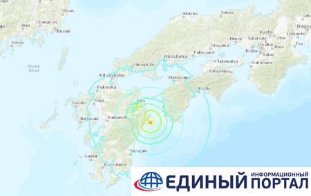 На юге Японии произошло сильное землетрясение, есть пострадавшие