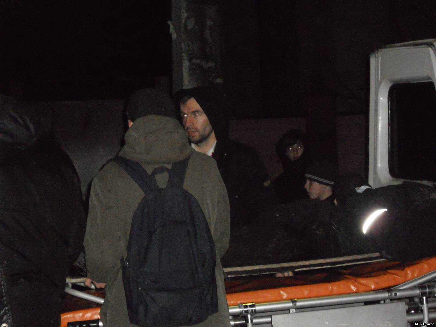 Видео госпитализации Луценко после столкновений с «Беркутом»