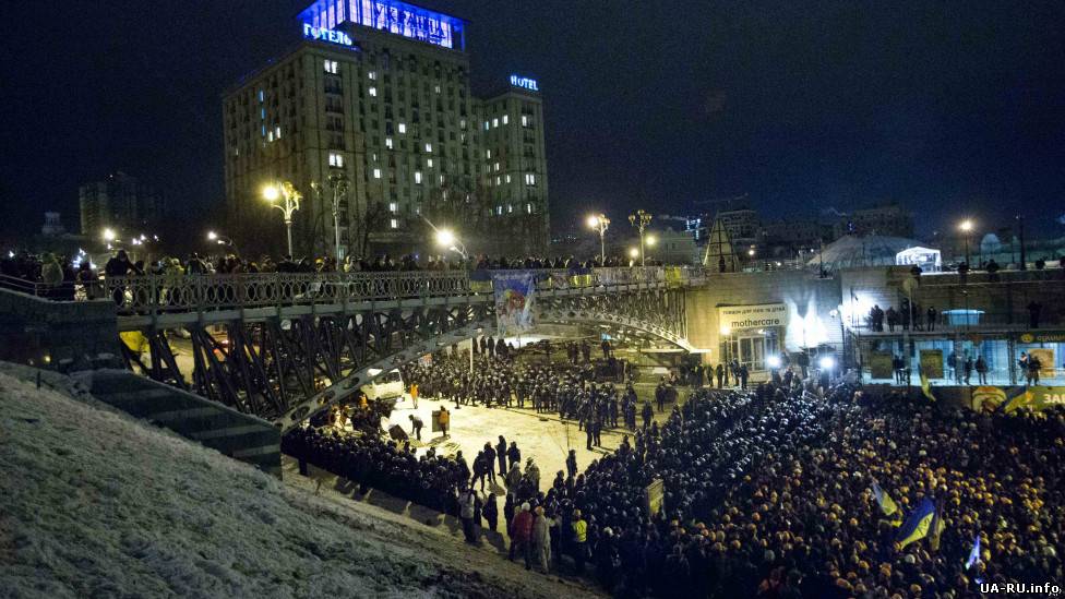Евромайдан будет стоять минимум до Рождества