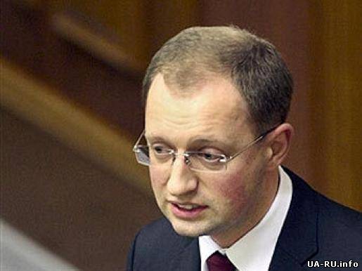 А.Яценюк: Цель сегодняшнего действа ПР - лишение неприкосновенности оппозиционных депутатов
