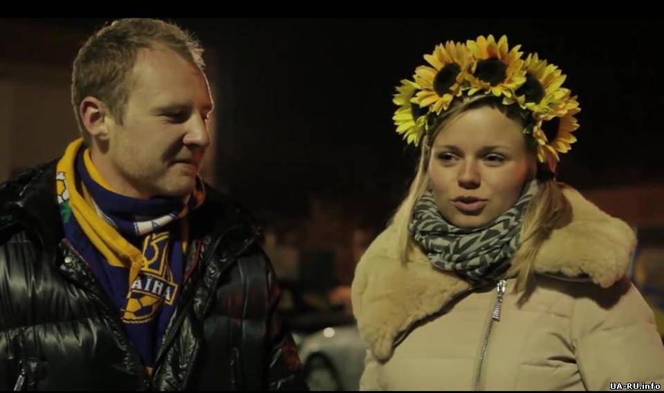 Украинцы в Торонто, борясь с гололедом, провели автопробег в поддержку Евромайдана