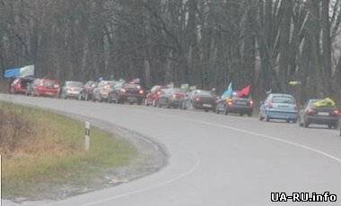 Львовский Автомайдан пикетировал в Карпатах "Золотую форель" семьи Сала