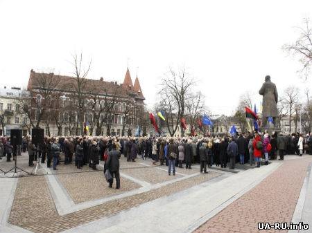 Во Львове отметили 105-ю годовщину со дня рождения Степана Бандеры