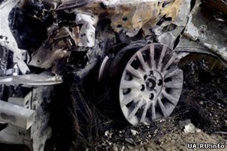 В Киеве, после затишья, вновь ночью сгорел автомобиль.