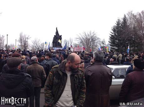 В Донецке и в Николаеве пророссийские сепаратисты призывают отсоединиться для вступления в РФ