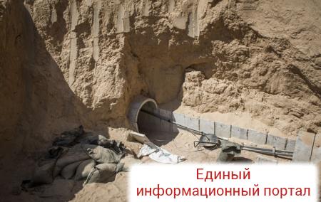 На границе сектора Газа с Израилем обвалился подземный туннель