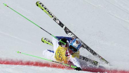 Денщиков победил в ски-кроссе на последнем этапе Кубка мира
