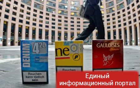 Страшные картинки на пачках сигарет в ЕС будут крупнее