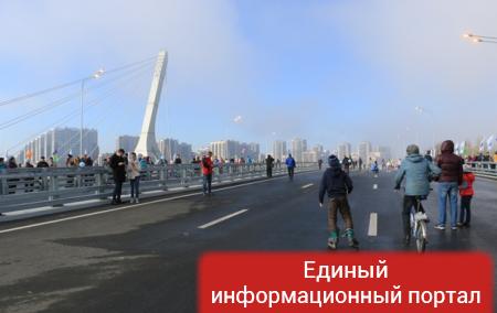 В Петербурге, несмотря на протесты, появился мост имени Кадырова