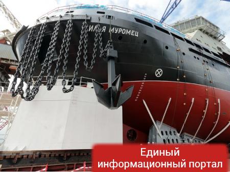 В России спустили на воду первый за 45 лет военный ледокол