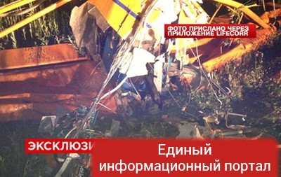 В России разбился легкомоторный самолет
