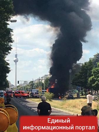 В центре Берлина взорвался грузовик