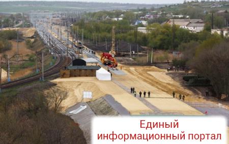 Часть работ на железной дороге в обход Украины закончили досрочно