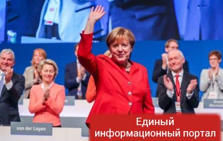 Меркель переизбрана главой партии ХДС