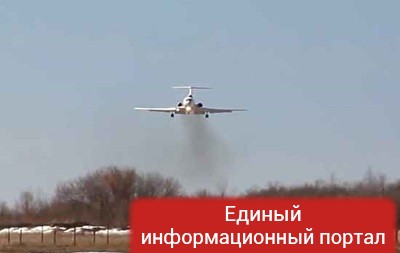 В Сети появилось видео возможного взрыва Ту-154