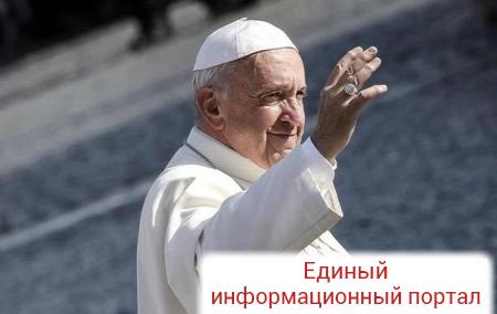 Папа Римский сделал заявление по Донбассу