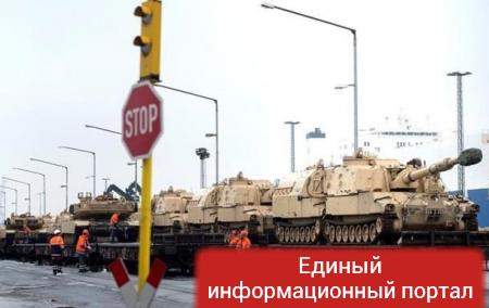 США перебрасывают танки из Польши в Балтию