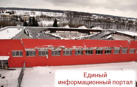 В Чехии обвалилась крыша спортзала, есть раненые