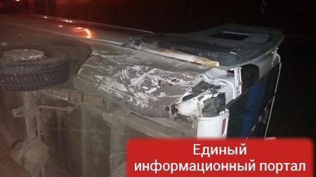 В Николаеве перевернулась маршрутка, есть пострадавшие